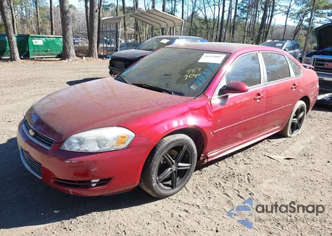 2009 Chevrolet Impala Lt из США, поврежденный, VIN 2G1WT57N791281353
